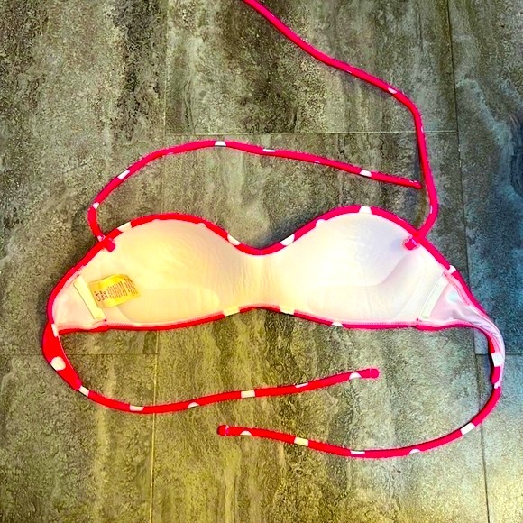 OP Pink and White Bikini Size S/CH (3-5) - Picture 5 of 16